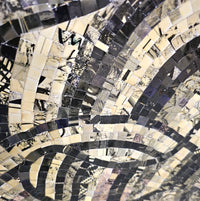Photomosaic / pixel art avant la lettre 1970's / vicious circles / baryta paper /