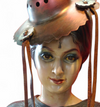 3 x Studio Shilpa Sadhana life size mannequin / carnival dummy's / Bombay India 1948