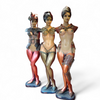 3 x Studio Shilpa Sadhana life size mannequin / carnival dummy's / Bombay India 1948