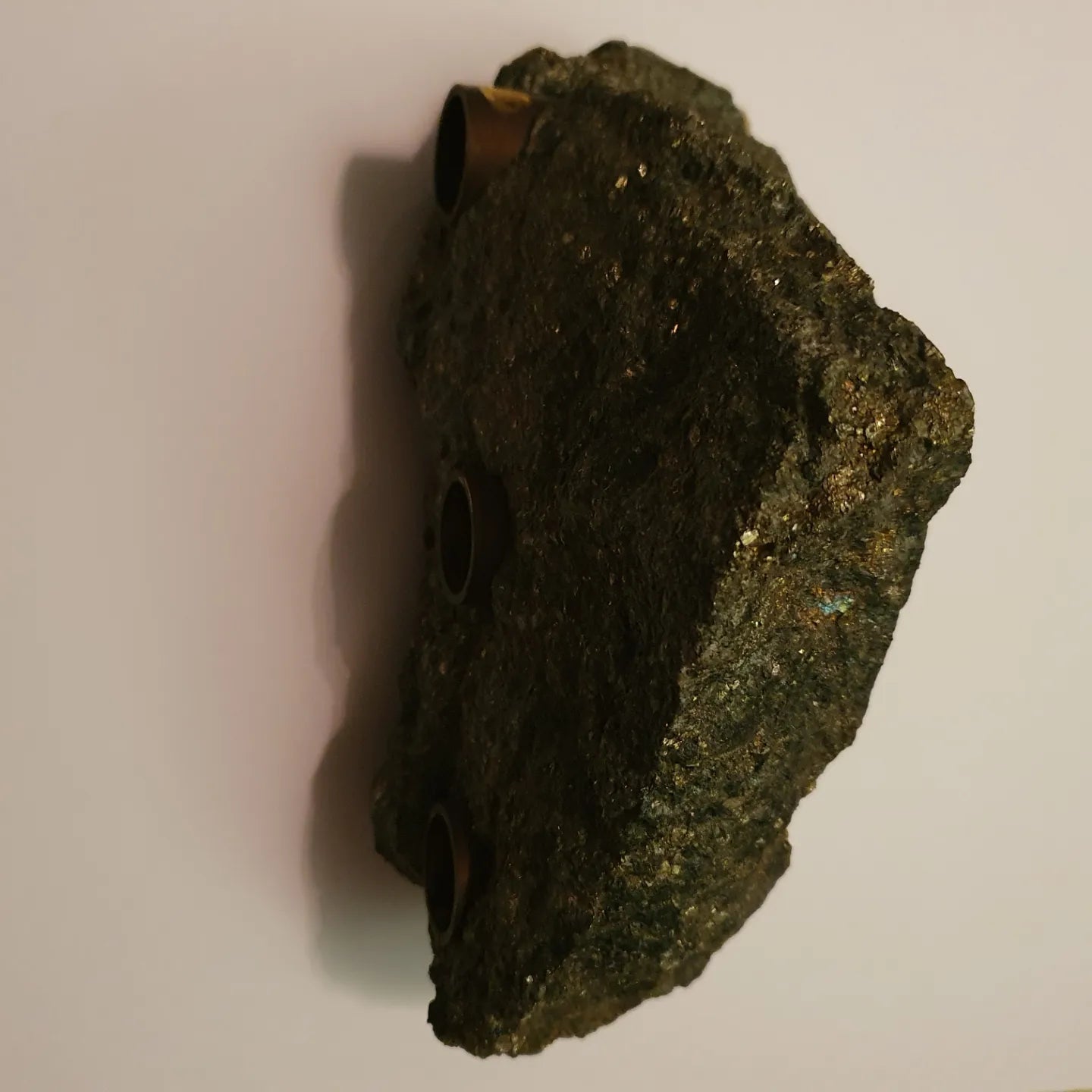 Vintage stone candleholder made by Saulo AS in Sulitjelma, Norway