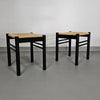 2 x Ibisco stool / rare rush / woven