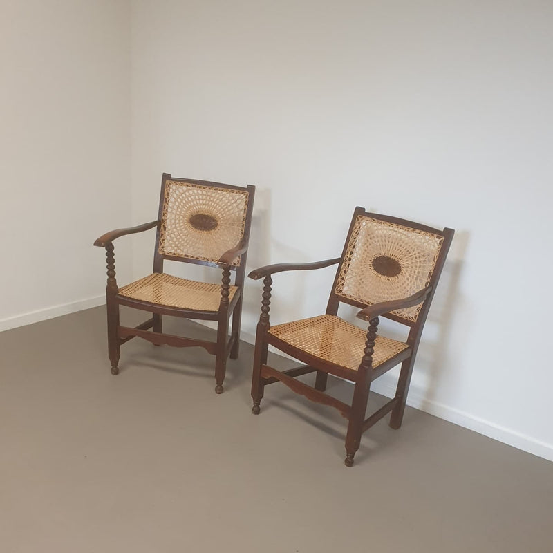 Monastery / medaillon / webbing arm chairs / 1930s