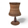 Scandinavian rattan / wicker table lamp