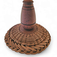 Scandinavian rattan / wicker table lamp