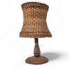 Scandinavian rattan / wicker table lamp