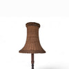 Scandinavian rattan / wicker table lamp / height 85cm