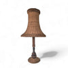 Scandinavian rattan / wicker table lamp / height 85cm