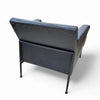 Kinnarps / Sweden /meo 357 arm chair / black leather / 1990s / Dan Ihreborn