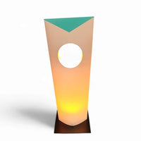 4 x Danish Bala Bonbori leuchte Betrieb table lamp / Design Zentrum Nordrhein Westfalen / Incredible rare. Paper lampshade. 52 cm x 18 cm  #bala #bonbori #danischtablelamp #balabonbori #danishlamp