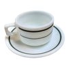 8 x Pyrex tableware / glass coffee cups / USA 1950s