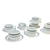 8 x Pyrex tableware / glass coffee cups / USA 1950s