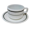 8 x Pyrex tableware / glass coffee cups / USA 1950s