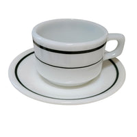 8 x Pyrex tableware / glass coffee cups / USA 1950s