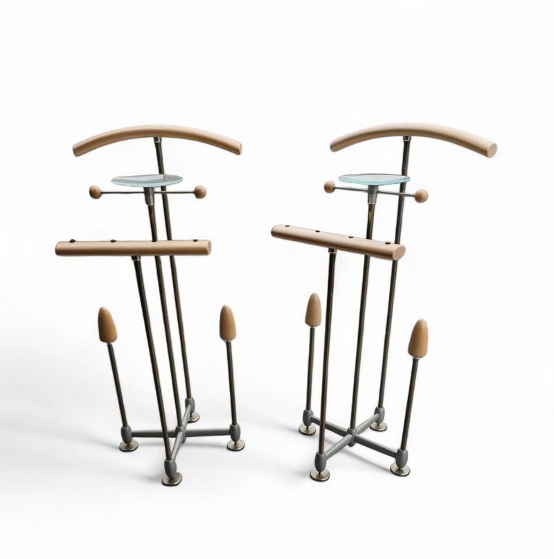 Vintage design Auronde dressboy or butler stand by Frans de la Haye for Auping