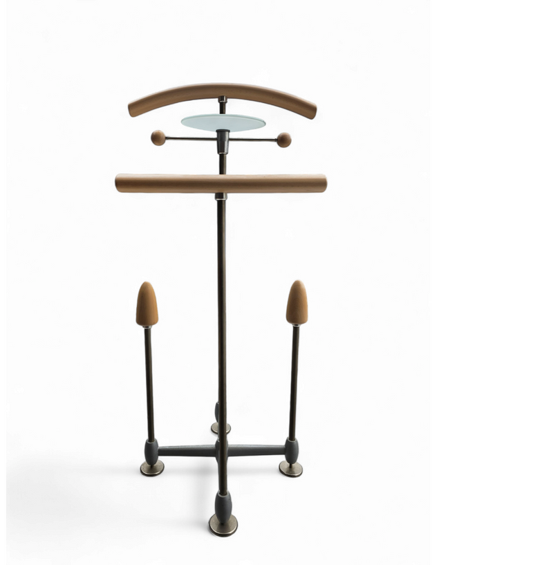 Vintage design Auronde dressboy or butler stand by Frans de la Haye for Auping