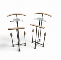 Vintage design Auronde dressboy or butler stand by Frans de la Haye for Auping