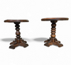 Matching oak side tables. Traditional / Rustic design