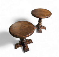 Matching oak side tables. Traditional / Rustic design