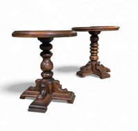 Matching oak side tables. Traditional / Rustic design