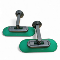 Rare green Jill Uplighters van Perry King en S. Miranda & G. Arnaldi voor Arteluce, 1970s