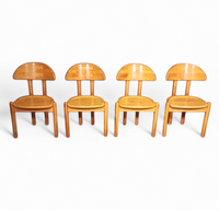 logohuman 4 x chair / made in solid maple by Ansager Møbler / marked
