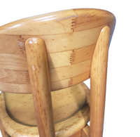 logohuman 4 x chair / made in solid maple by Ansager Møbler / marked