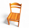4 x pine dining chair 1970s