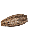 Vintage Woven Wicker Gondola Basket Extra Large