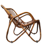 Bamboo arm chair 1970s