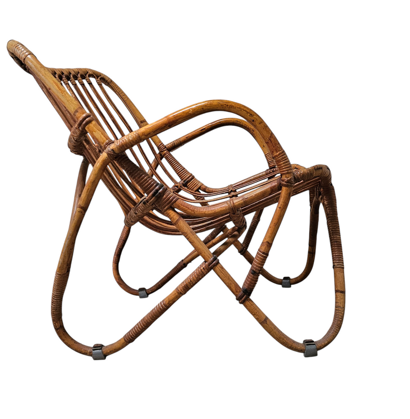 Bamboo arm chair 1970s