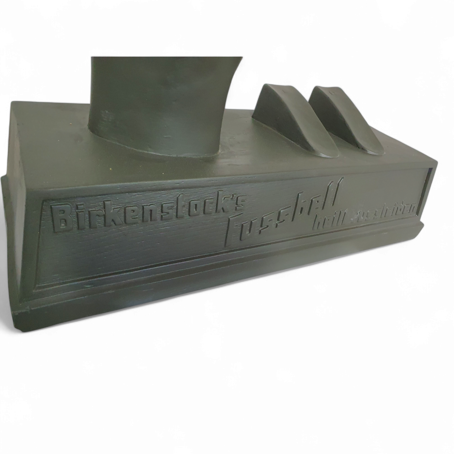 vintage epoxy advertising piece for Birkenstock 1970s