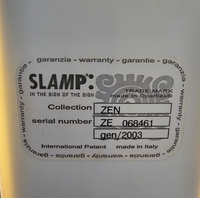 2 x Slamp lamp / Samuel Parker / Zen lamp / 2003 / Italy