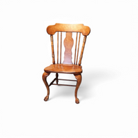 4 x George II solid / eagle claw / dining armchairs