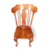 4 x George II solid / eagle claw / dining armchairs