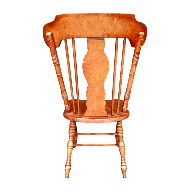 4 x George II solid / eagle claw / dining armchairs