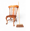 4 x George II solid / eagle claw / dining armchairs