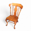4 x George II solid / eagle claw / dining armchairs