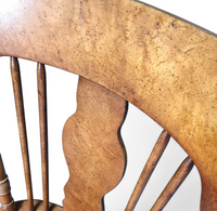 4 x George II solid / eagle claw / dining armchairs