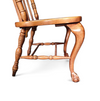 4 x George II solid / eagle claw / dining armchairs