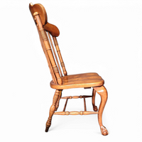 4 x George II solid / eagle claw / dining armchairs