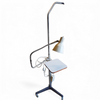 Medical / Dentist /  floorlamp with adjustable small table 1970