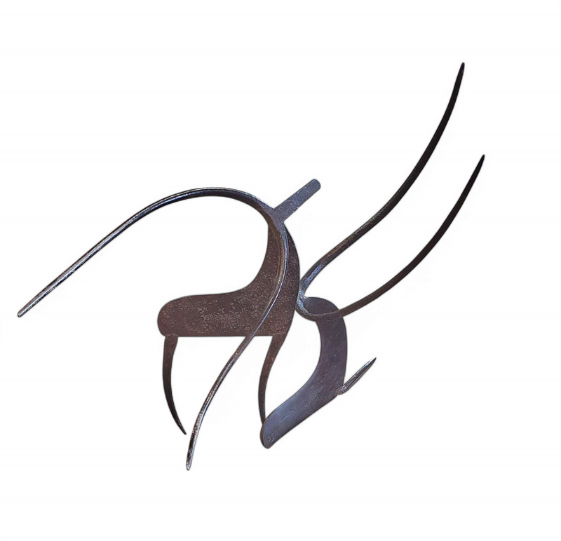 Beautiful iron sculpture  Signed AJP / LEVENS 1960s
JEAN PIERRE AUGIER