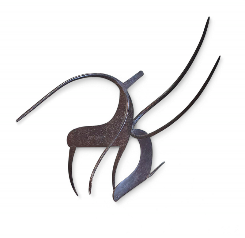 Beautiful iron sculpture  Signed AJP / LEVENS 1960s
JEAN PIERRE AUGIER