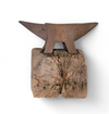 19th Century Blacksmith's Anvil on the original Tree Stump Pedestal