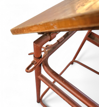 Adjustable drawing table 1950