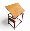 Adjustable drawing table 1950