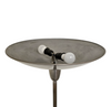 Nickel plated / bowl floor lamp 1970s