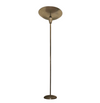 Nickel plated / bowl floor lamp 1970s