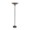 Nickel plated / bowl floor lamp 1970s