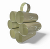 Space Age newspaper stand / magazine holder / model 6635 in white by Opal Germany / mid-century 70s